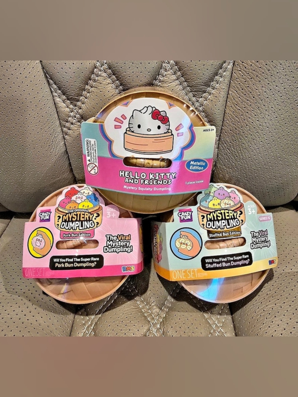 Bundle Of Pork, Stuffed Bun and Hello Kitty Dumplings